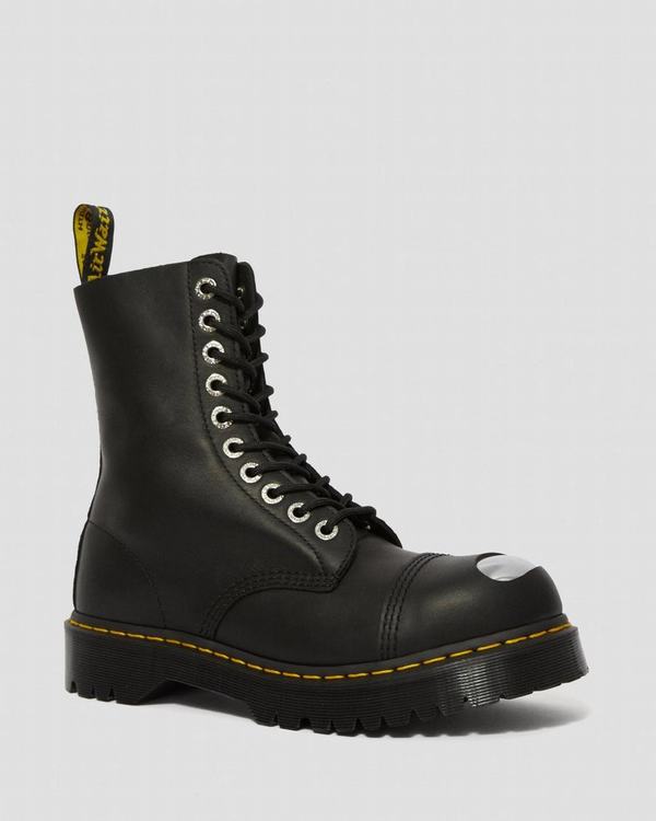 Dr Martens Dámské Kotníkové Boty 8761 Bxb Toe Cap Boot Černé, CZ-082354